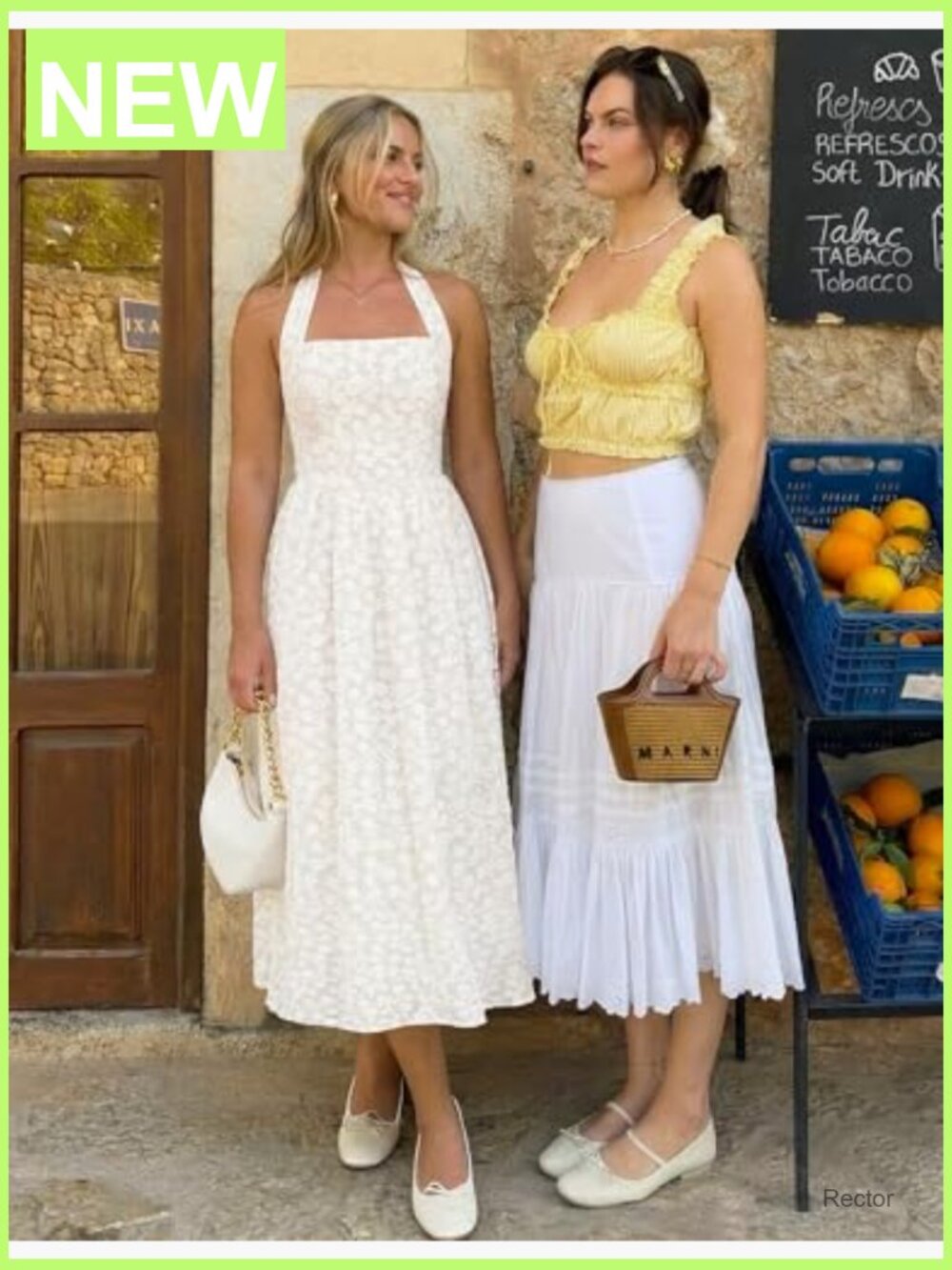 Sleeveless Floral Halter Maxi Dress - Flowy A-Line Midi Dress - Picture 3 of 7